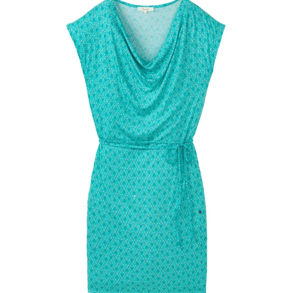 Tranquillo Alltagsbekleidung-- Women's Kurzes Ecovero Kleid - Kleid