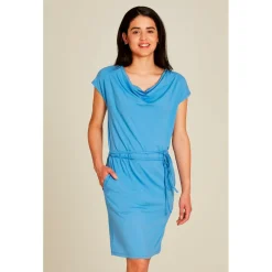 Tranquillo Alltagsbekleidung-- Women's Kurzes Ecovero Kleid - Kleid