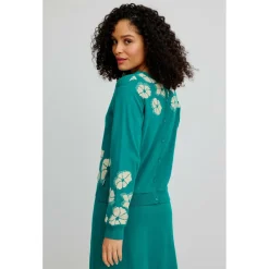 Tranquillo Pullover & Hoodies|Alltagsbekleidung-- Women's Lockerer Jaquard-Pullover - Pullover