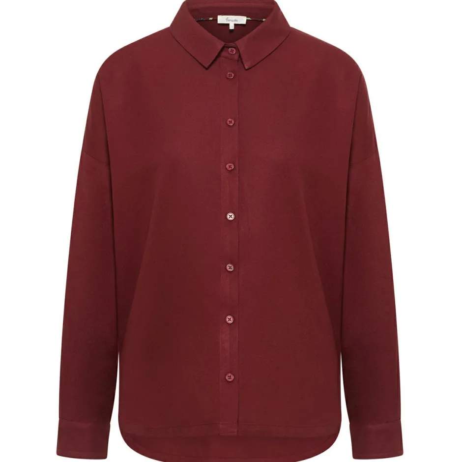 Tranquillo Shirts, Hemden & Longsleeves|Alltagsbekleidung-- Women's Oversize-Bluse aus EcoVero Viskose - Bluse