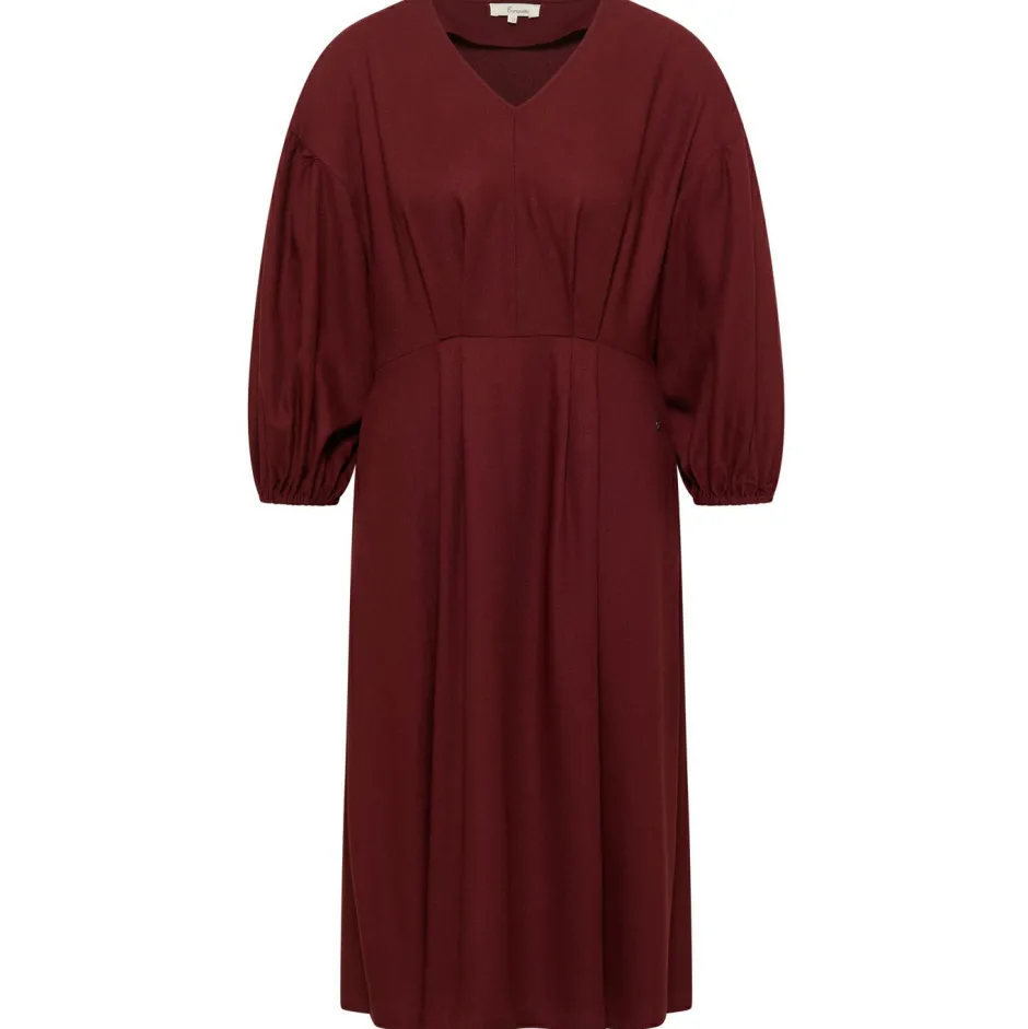 Tranquillo - Women's Tailliertes Kleid aus EcoVero Viskose - Kleid