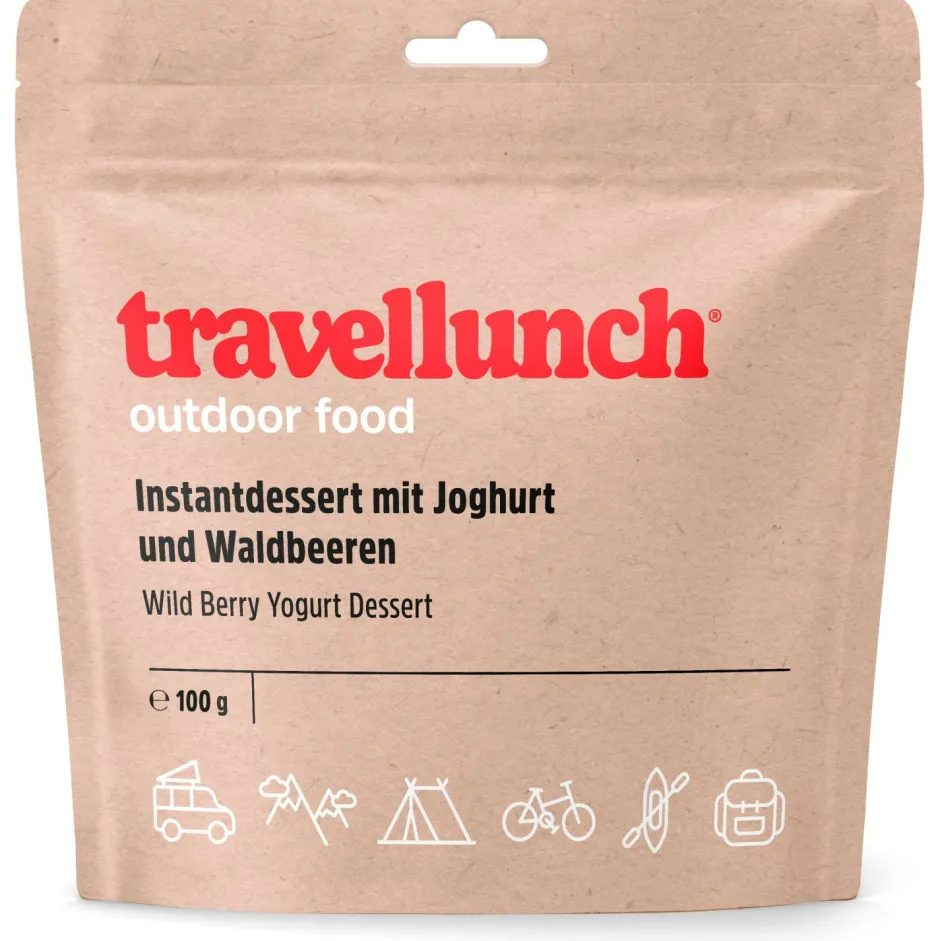 Travellunch - Joghurt - Dessert mit Waldbeeren
