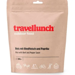 Travellunch Trekkingausrüstung|Outdoor Lebensmittel-- Serbischer Reistopf mit Rindfleisch