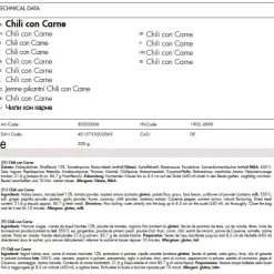 Trek'n Eat Trekkingausrüstung|Outdoor Lebensmittel-- Chili con Carne