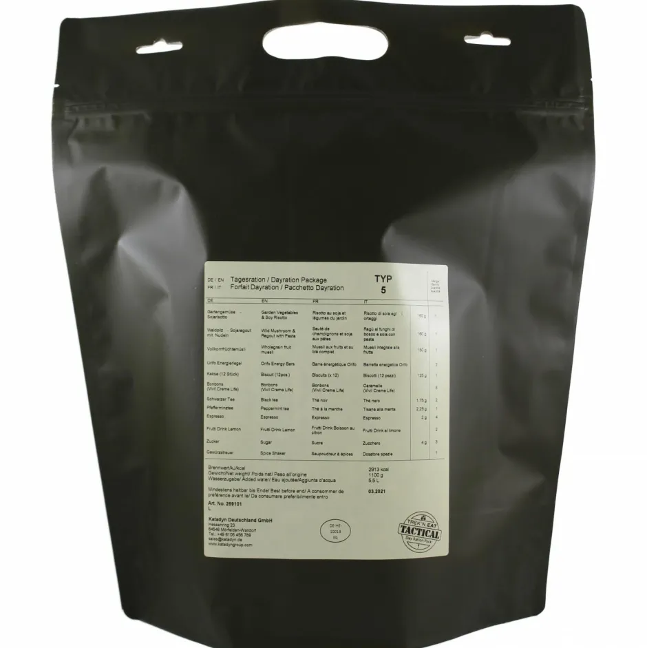 Trek'n Eat - Day Ration Pack Typ 5 Vegetarisch Tactical