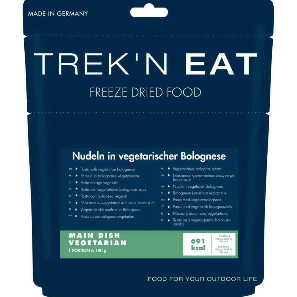 - Pasta with Vegetarian Bolognese < Trek'n Eat Outlet