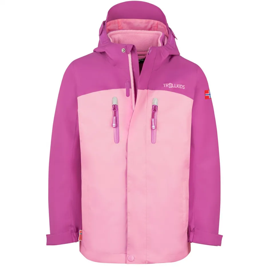 Trollkids Trekkingbekleidung|Alltagsbekleidung-- Girl's Bryggen 3in1 Jacket - Doppeljacke