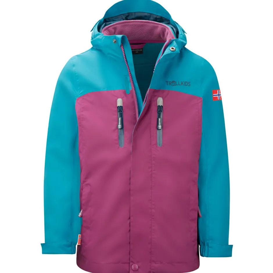 Trollkids Trekkingbekleidung|Alltagsbekleidung-- Girl's Bryggen 3in1 Jacket - Doppeljacke