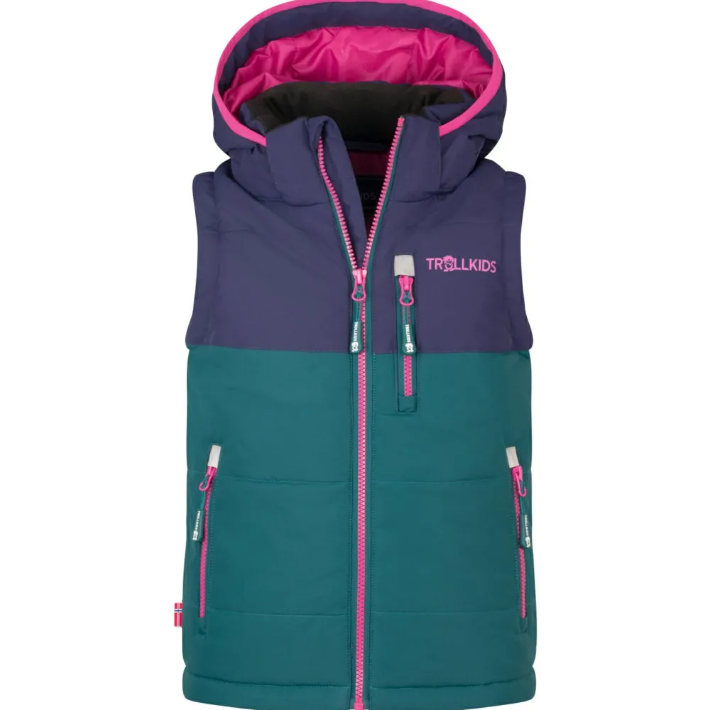 Trollkids - Kid's Narvik Vest XT - Kunstfaserweste Hot