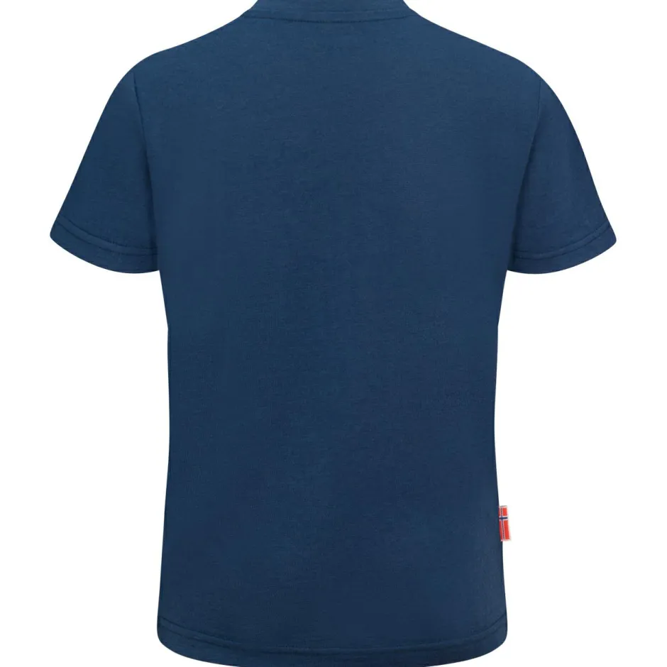 Trollkids Wanderbekleidung|T-Shirts-- Kid's Sandefjord T-Shirt XT-Shirt - Merinoshirt