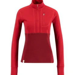 Ulvang Jacken|Wanderbekleidung-- Women's Peak Field Half Zip Midlayer - Fleecepullover Biking Red / Chilli Pepper