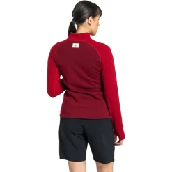 Ulvang Jacken|Wanderbekleidung-- Women's Peak Field Half Zip Midlayer - Fleecepullover Biking Red / Chilli Pepper