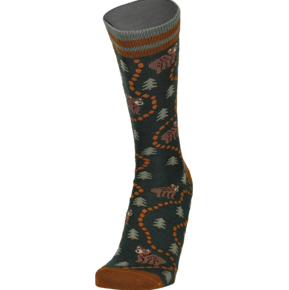UphillSport Merinosocken|Socken-- Path Bear - Multifunktionssocken Green