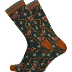 UphillSport Merinosocken|Socken-- Path Bear - Multifunktionssocken Green