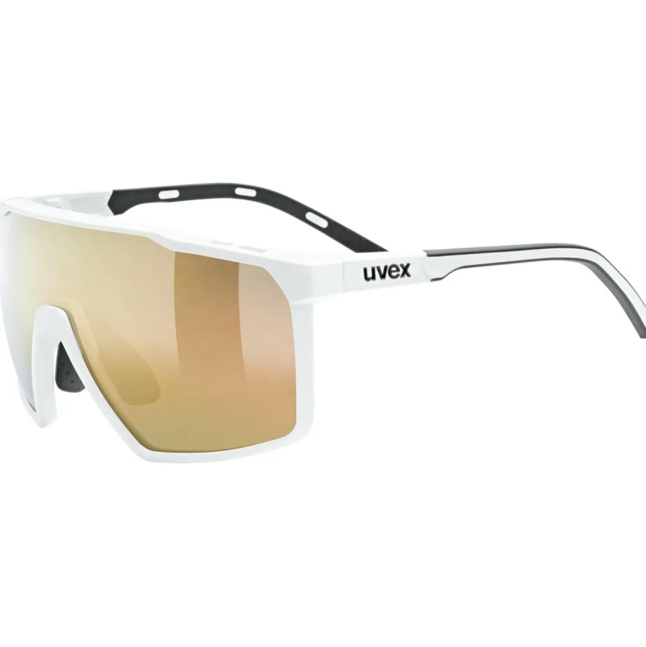 Uvex Laufbekleidung|Fahrradbekleidung-- Mtn Perform S Mirror Cat. 3 - Sonnenbrille White Matt