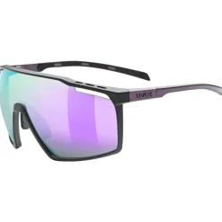 Uvex Laufbekleidung|Fahrradbekleidung-- Mtn Perform Supravision Cat. 3 - Fahrradbrille Black / Purple Matt / Mirror Purple