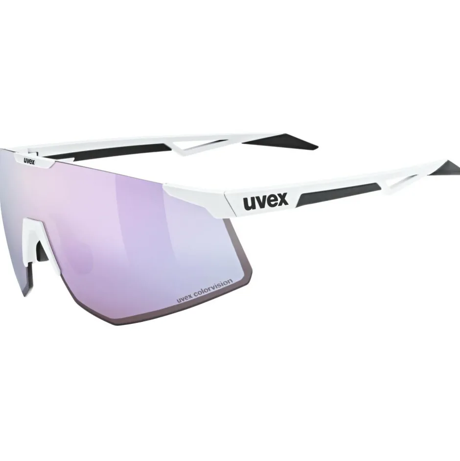 Uvex Fahrradbekleidung|Fahrradbrillen-- Pace Perform S CV Mirror Cat. 3 - Fahrradbrille White Matt