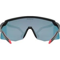 Uvex Laufbekleidung|Fahrradbekleidung-- Pace Stage Supravision Cat. 2 - Fahrradbrille Black Matt / Mirror Red