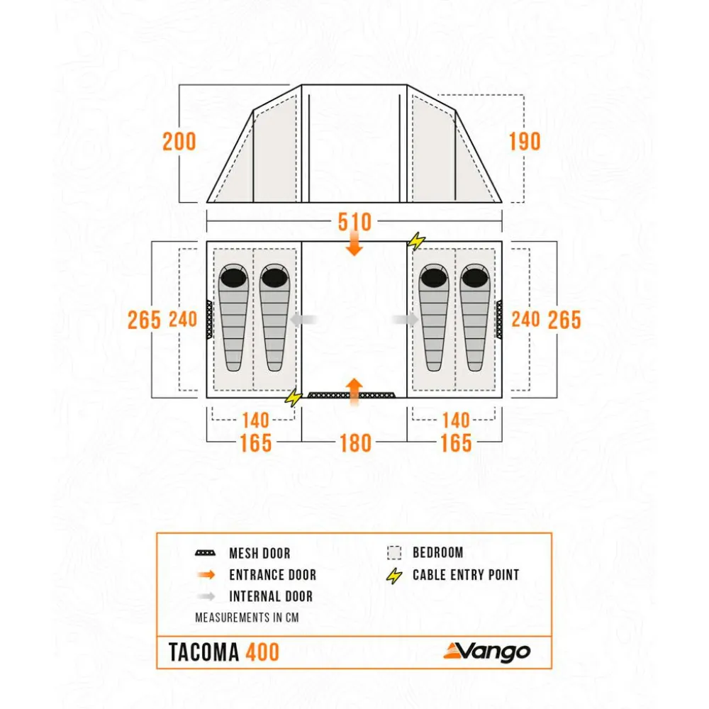 - Tacoma 400 Package - 4-Personen Zelt < Vango Best