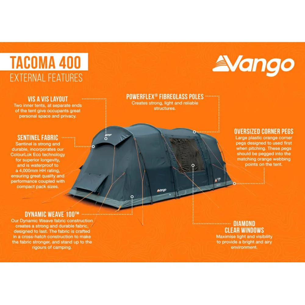 - Tacoma 400 Package - 4-Personen Zelt < Vango Best