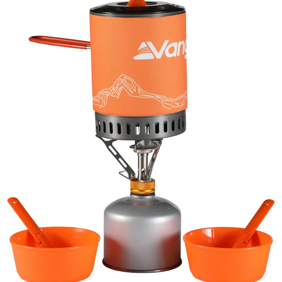 Vango Outdoor-Küche|Campingkocher-- Ultralight Heat Exchanger Cook Kit - Gaskocher Grey