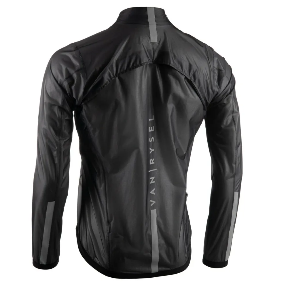 VAN RYSEL - Rain Jacket Ultralight - Fahrradjacke Black Best