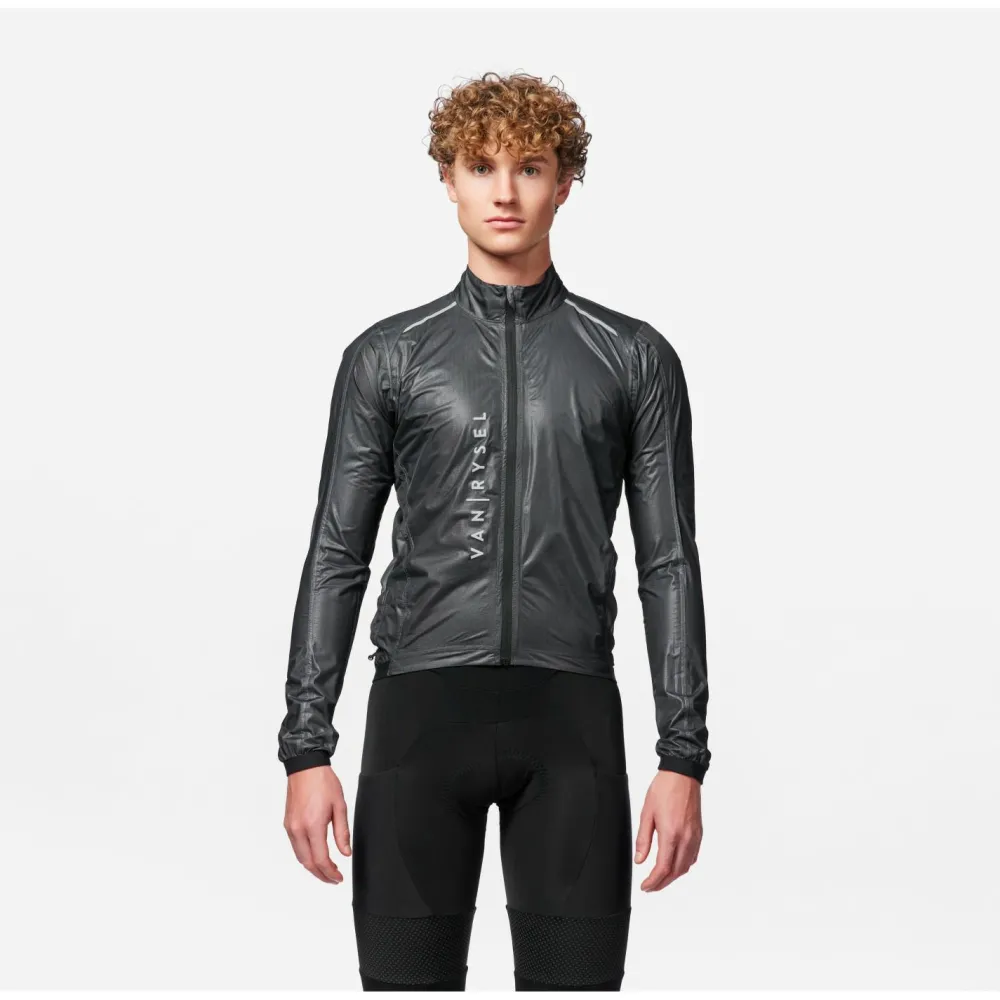 VAN RYSEL - Rain Jacket Ultralight - Fahrradjacke Black Best