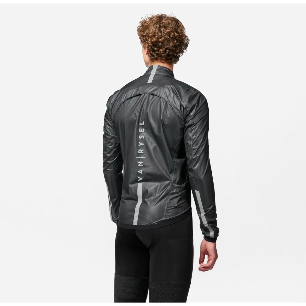 VAN RYSEL - Rain Jacket Ultralight - Fahrradjacke Black Best