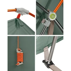 Vaude Zelte|3-Personen Zelte-- Allround Chapel XT 3P - 3-Personen Zelt Agave