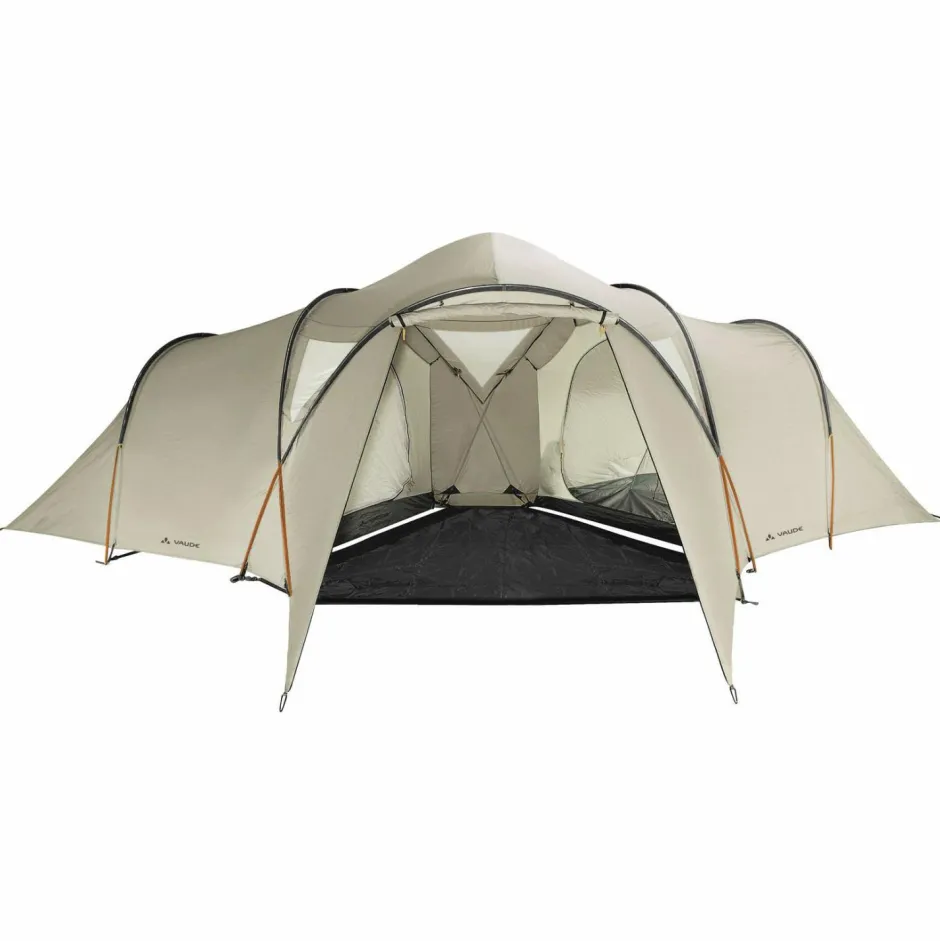 Vaude Zelte-- Badawi Long 6P - Gruppenzelt Sand