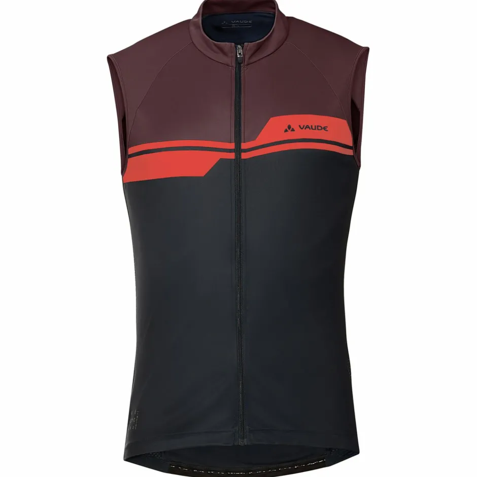Vaude Fahrradbekleidung|Radtrikots-- Posta Full Zip Tricot Sleeveless - Rad Singlet Dark Oak