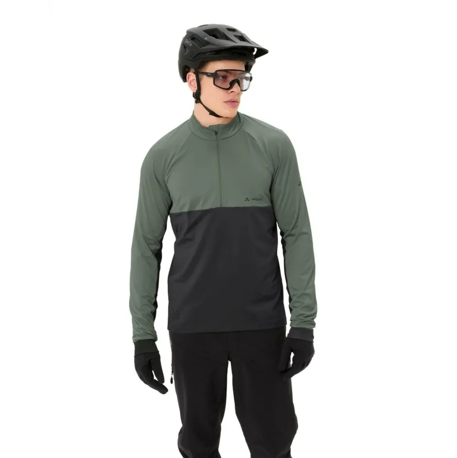 Vaude Fahrradbekleidung|Radtrikots-- Qimsa Halfzip L/S Shirt - Radtrikot