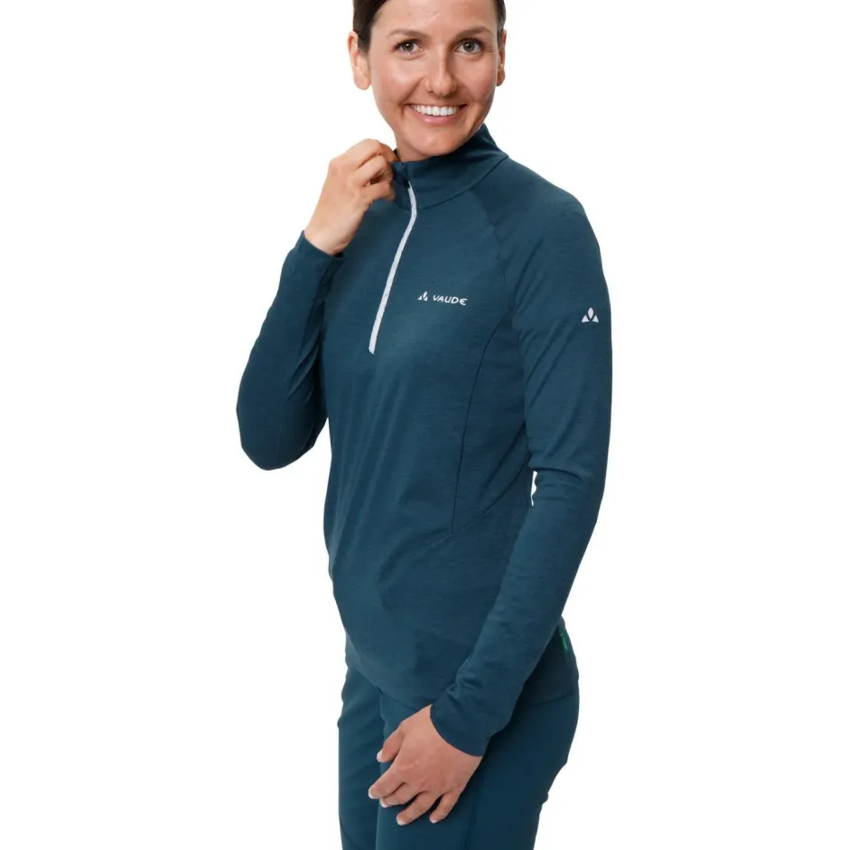 Vaude Unterwäsche|Shirts, Hemden & Longsleeves-- Women's Larice Light Shirt II - Funktionsshirt Dark Sea