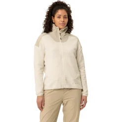 Vaude Alltagsbekleidung|Jacken-- Women's Mineo Fleece Jacket II - Fleecejacke Ecru