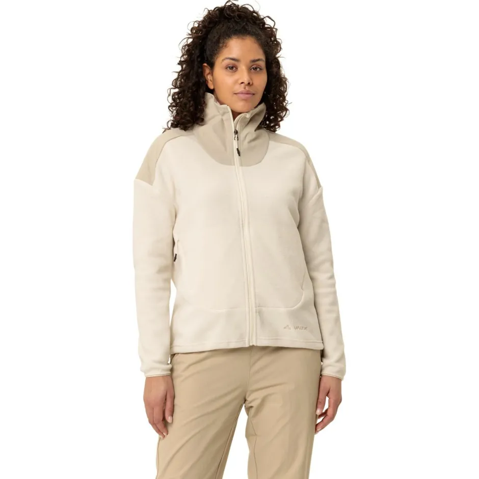 Vaude Alltagsbekleidung|Jacken-- Women's Mineo Fleece Jacket II - Fleecejacke Ecru