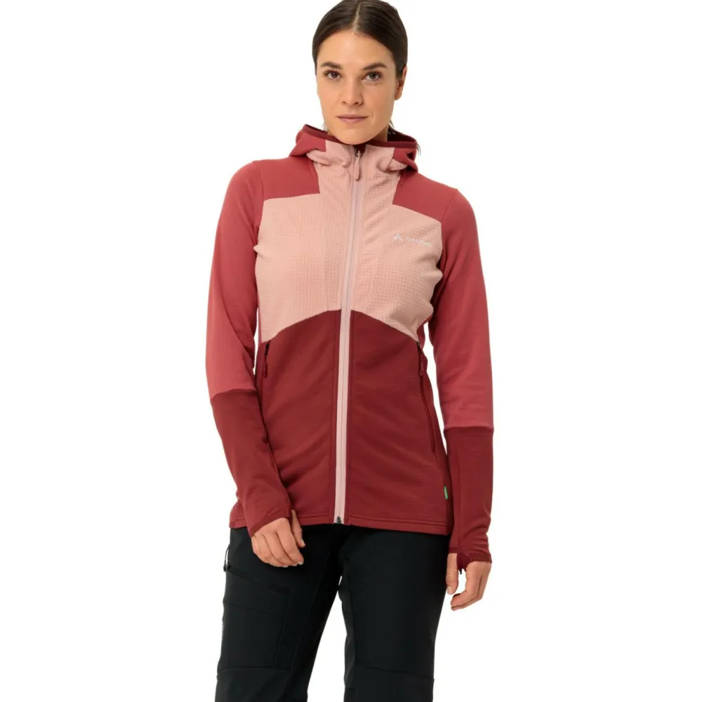 - Women's Monviso Hooded Grid Fleece Jacket - Fleecejacke < Vaude Online