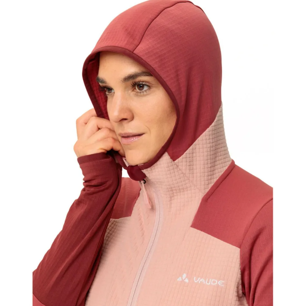 - Women's Monviso Hooded Grid Fleece Jacket - Fleecejacke < Vaude Online
