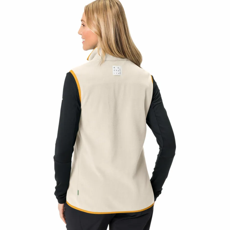 Vaude Trekkingbekleidung|Wanderbekleidung-- Women's Rosemoor Fleece Vest - Fleeceweste Ecru