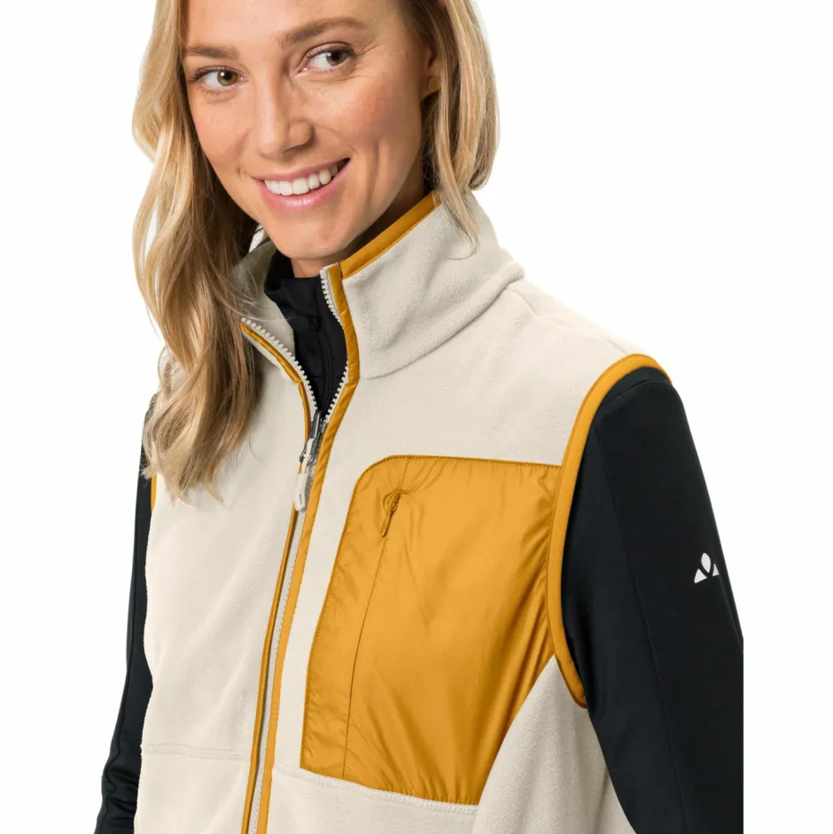 Vaude Trekkingbekleidung|Wanderbekleidung-- Women's Rosemoor Fleece Vest - Fleeceweste Ecru