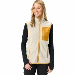 Vaude Trekkingbekleidung|Wanderbekleidung-- Women's Rosemoor Fleece Vest - Fleeceweste Ecru