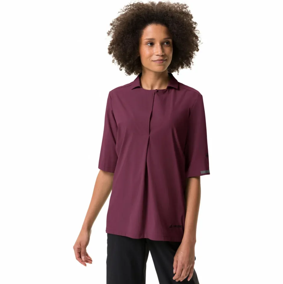 Vaude Radtrikots|Shirts, Hemden & Longsleeves-- Women's Yaras Shirt - T-Shirt Cassis