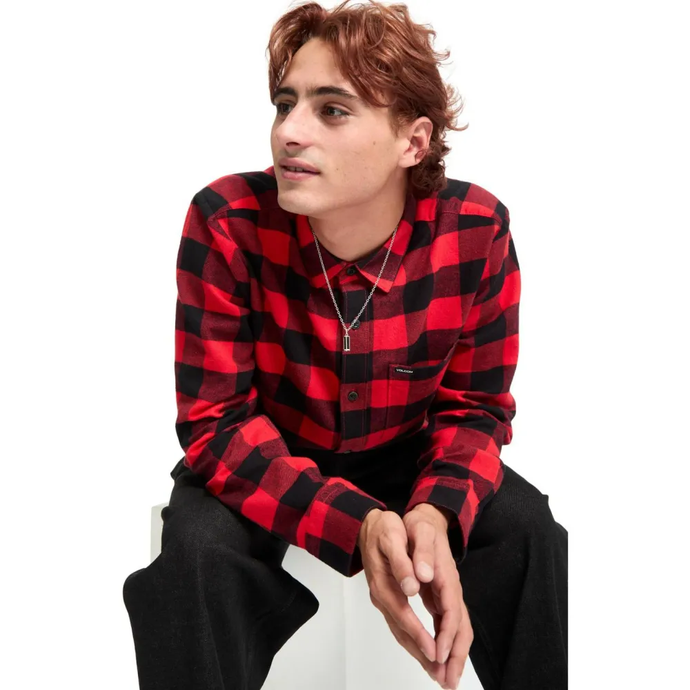 Volcom - Caden Plaid L/S - Hemd Outlet