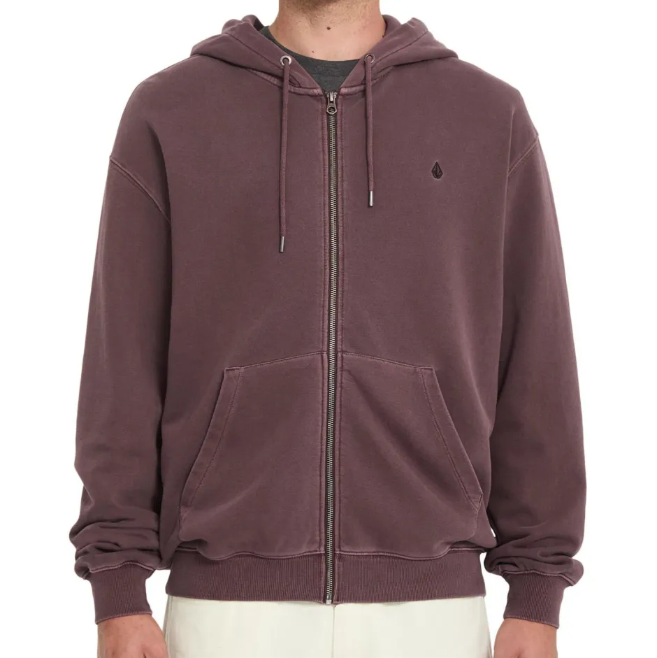 Volcom Pullover & Hoodies|Alltagsbekleidung-- Single Stone TW Zip - Hoodie Pistol Punch