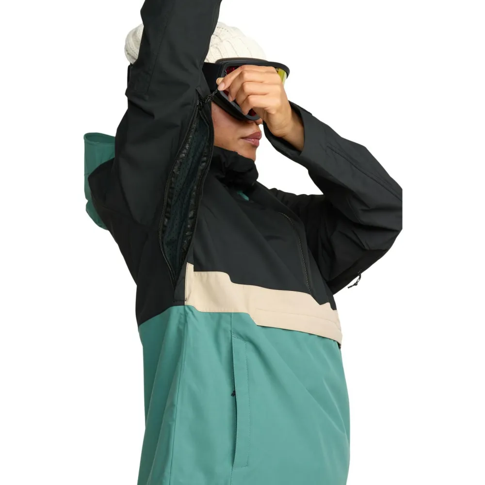 Volcom - Women's Harlan Pullover - Skijacke Spruce Green Clearance