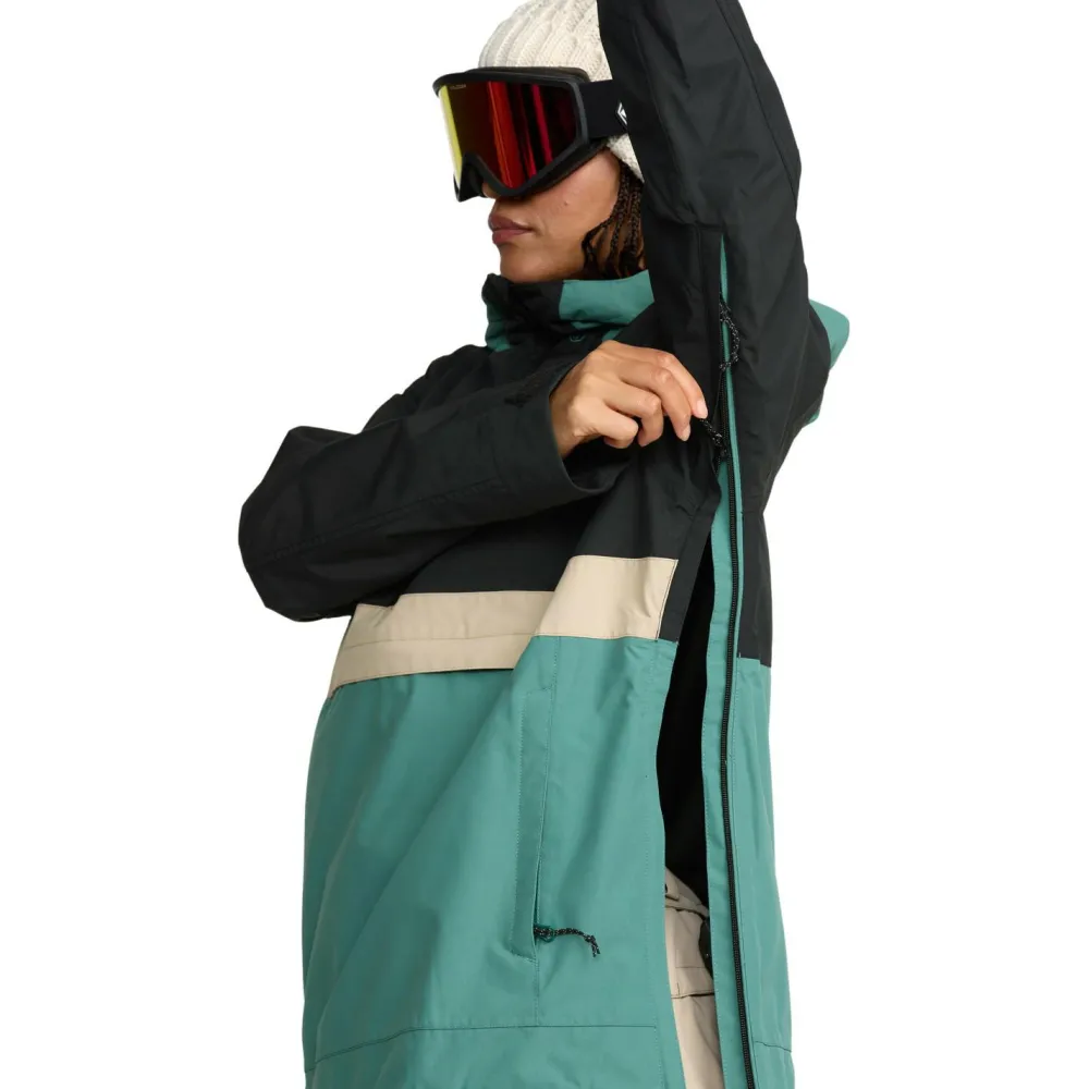 Volcom - Women's Harlan Pullover - Skijacke Spruce Green Clearance