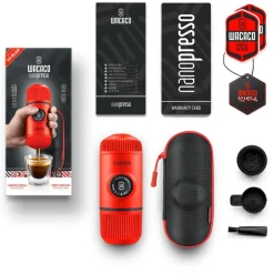 Wacaco Trekkingausrüstung|Outdoor-Küche-- Nanopresso inkl. Schutzhülle