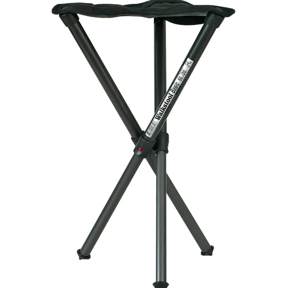 Walkstool - Dreibeinhocker Basic - Campingstuhl Black Hot