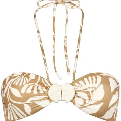 Watercult Bademode-- Women's Coastal Bohemia Bikini Top No. 7712 - Bikini-Top Sand / Cotton