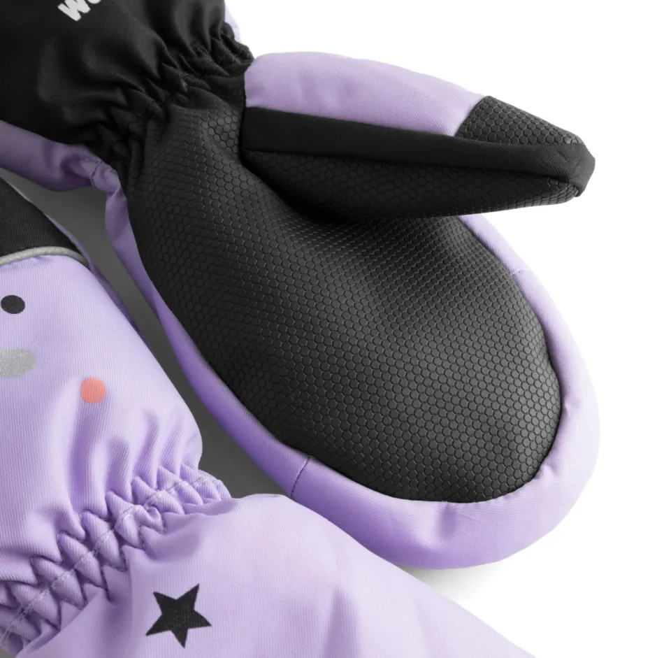 WeeDo Skibekleidung|Skihandschuhe-- Kid's Unido Lila Handschuhe - Handschuhe Violet / Sandshell