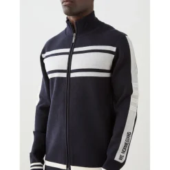 We Norwegians - Rocky FullZip - Merinojacke Navy Blue Hot